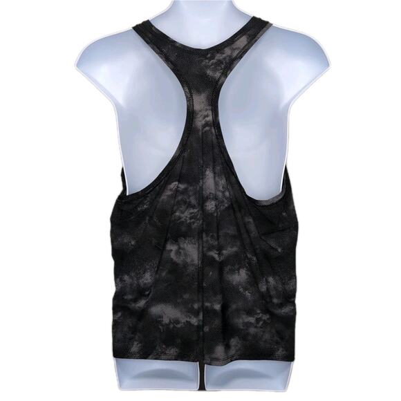 Athleta Ultimate Printed Train Tank Plus Size 2X Black Gray Racerback NEW NWT - Picture 3 of 13